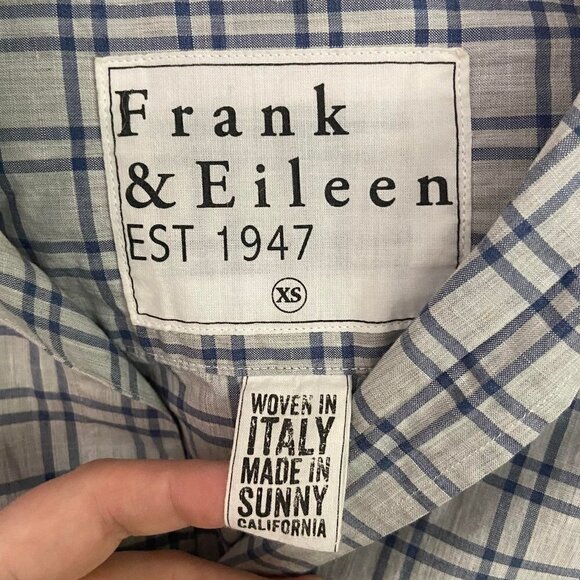 Frank & Eileen XS Barry Plaid Button Up - Picture 9 of 12